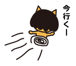 Everyday wig cat sticker #4149659