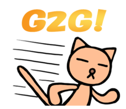 Funny cat-san sticker #4149721