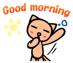 Funny cat-san sticker #4149722