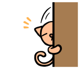 Funny cat-san sticker #4149725