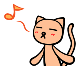 Funny cat-san sticker #4149729