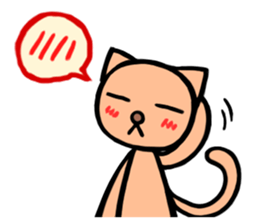 Funny cat-san sticker #4149731