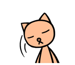 Funny cat-san sticker #4149732