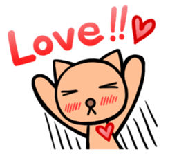 Funny cat-san sticker #4149734