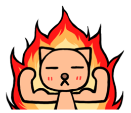 Funny cat-san sticker #4149737