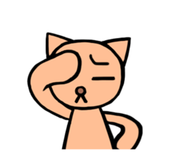 Funny cat-san sticker #4149740