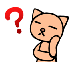 Funny cat-san sticker #4149741