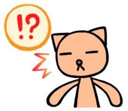 Funny cat-san sticker #4149742