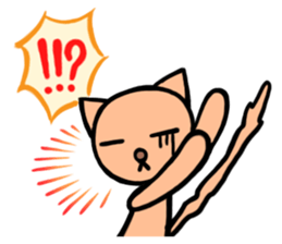 Funny cat-san sticker #4149743