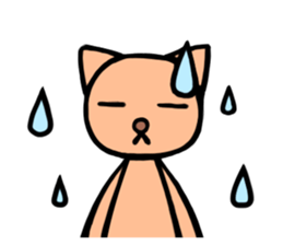 Funny cat-san sticker #4149744