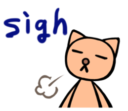 Funny cat-san sticker #4149746