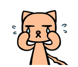 Funny cat-san sticker #4149748