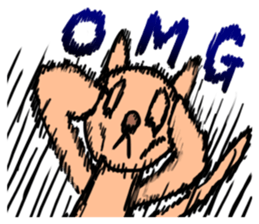 Funny cat-san sticker #4149750