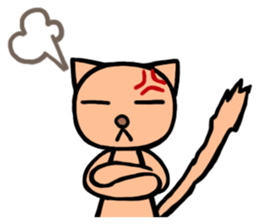 Funny cat-san sticker #4149754