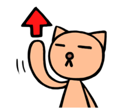 Funny cat-san sticker #4149756