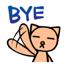 Funny cat-san sticker #4149758