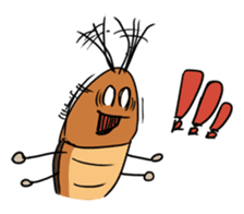Funny Cockroach Boy (English ver.) sticker #4149765