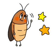 Funny Cockroach Boy (English ver.) sticker #4149770