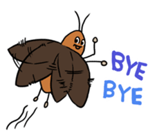 Funny Cockroach Boy (English ver.) sticker #4149771