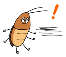 Funny Cockroach Boy (English ver.) sticker #4149773