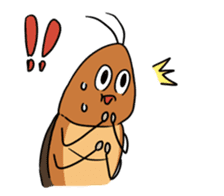 Funny Cockroach Boy (English ver.) sticker #4149775