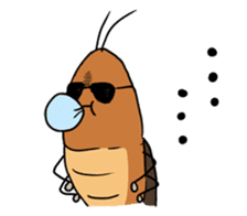 Funny Cockroach Boy (English ver.) sticker #4149786
