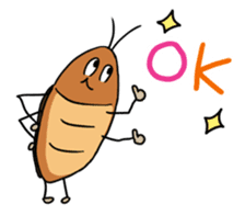 Funny Cockroach Boy (English ver.) sticker #4149787