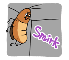Funny Cockroach Boy (English ver.) sticker #4149789