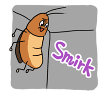 Funny Cockroach Boy (English ver.) sticker #4149789