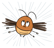 Funny Cockroach Boy (English ver.) sticker #4149790