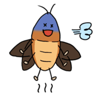 Funny Cockroach Boy (English ver.) sticker #4149795