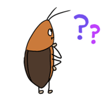 Funny Cockroach Boy (English ver.) sticker #4149796