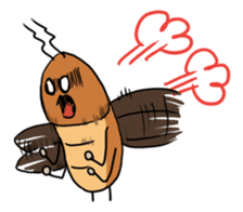 Funny Cockroach Boy (English ver.) sticker #4149797