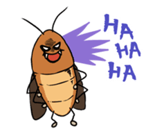 Funny Cockroach Boy (English ver.) sticker #4149798