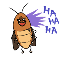 Funny Cockroach Boy (English ver.) sticker #4149798