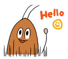 Funny Cockroach Boy (English ver.) sticker #4149799
