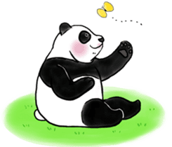 Cute Giant Panda Sticker sticker #4149960