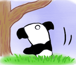 Cute Giant Panda Sticker sticker #4149964