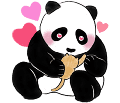 Cute Giant Panda Sticker sticker #4149972