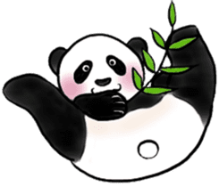 Cute Giant Panda Sticker sticker #4149976