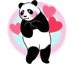 Cute Giant Panda Sticker sticker #4149977