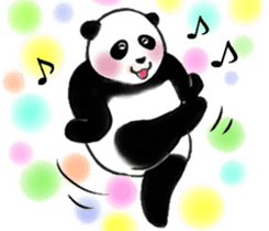 Cute Giant Panda Sticker sticker #4149979