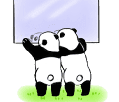 Cute Giant Panda Sticker sticker #4149982