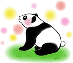 Cute Giant Panda Sticker sticker #4149985