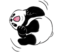 Cute Giant Panda Sticker sticker #4149990
