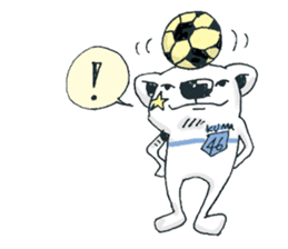 soccer polar bears sticker #4150002