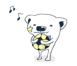 soccer polar bears sticker #4150004