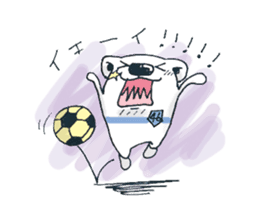 soccer polar bears sticker #4150006