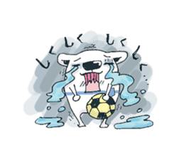 soccer polar bears sticker #4150008