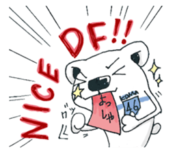 soccer polar bears sticker #4150015